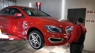 Mercedes CLA AMG Detailing (washing, polishing, coating)