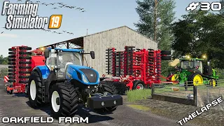 Cultivating fields & seeding | Animals on Oakfield | Farming Simulator 19 | Episode 30