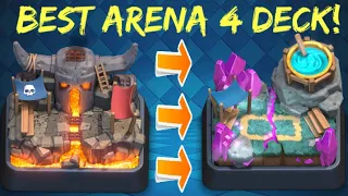 The *BEST* arena 4 deck 2021!!! - Clash Royale