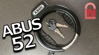 ABUS 52 Bicycle Lock Picked