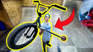 Это САМОКАТ или БМХ? Очень СЛОЖНЫЕ трюки на BMX самокате