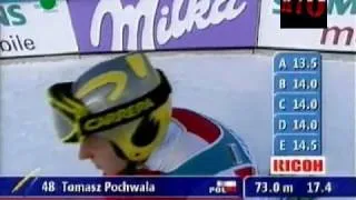 Tomasz Pochwała - Bischofshofen 2001 - 73,0m