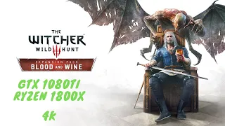 The Witcher 3 GTX 1080ti Ryzen 1800x PC Ultra Gameplay (4k)