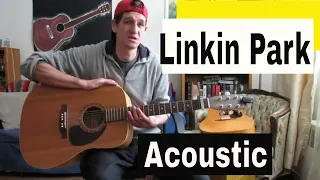 How to play' Breaking the Habit' on Guitar- Linkin Park acoustic lesson