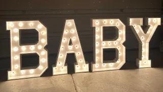 Wooden Marquee Letters DIY