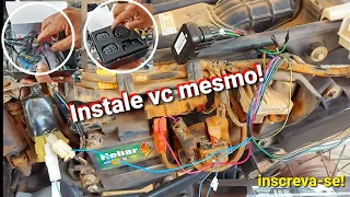 Como instalar alarme universal na  bros 160 ou qualquer moto passo a passo.