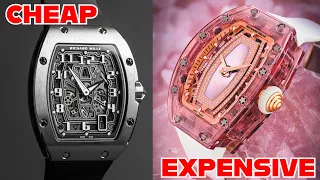 CHEAPEST vs MOST EXPENSIVE Richard Mille Watches