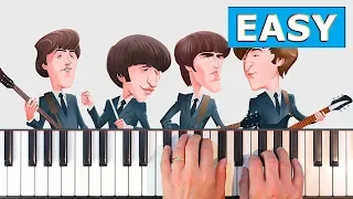 Beatles - Yesterday - EASY Piano Tutorial