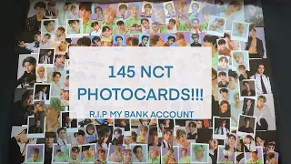 NCT  - Unboxing 145 Photocards!! (2021 Seasons Greetings Photo packs)