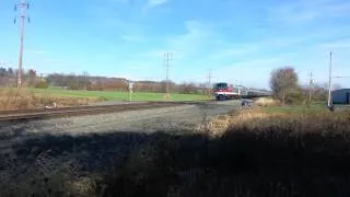 Amtrak Leaf Train in Annville, PA 11/9/2014