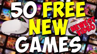 50 NEW & FREE META QUEST 2 GAMES! APPLAB + SIDEQUEST |  VR | Oculus