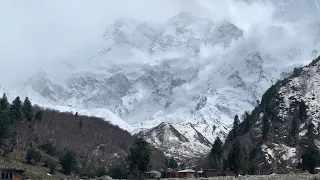 Avalanche at Nanga Parbat