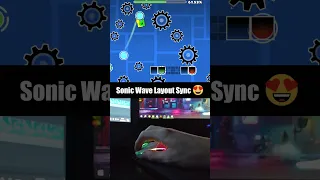 Geometry Dash: Sonic Wave Click Sync #shorts