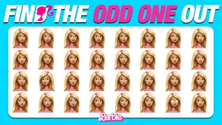 🤔Find The ODD One Out BARBIE Edition!🎀👱🏻‍♀️ Easy | Medium | Hard | Impossible