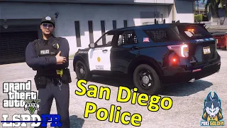 San Diego Police Department Patrol In A 2020 Ford Explorer | GTA 5 LSPDFR Episode 543