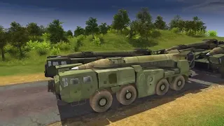 Ukranian 9К72 SCUD Ballistic Missile System destroy russian base