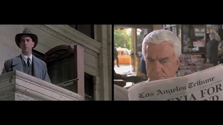 Side-by-side comparison: The Untouchables (1987) vs. The Naked Gun 33 1/3 (1994)