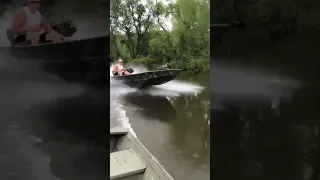 Motor Falls Off Boat in Middle of Water - 1427826