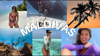 MALDIVAS 2024 🌴🌞 la vida isleña, entre azules y reencuentro con mi hermana!! 💖👯‍♂️