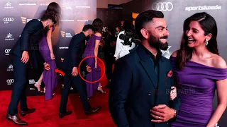 Virat Kohli and Anushka Sharma Power Couple arrives at Indian Sports Honours 2023 | Cutest Moment