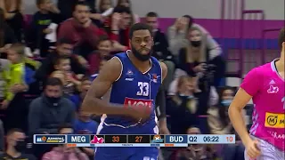 Willie Reed throws down a MONSTER DUNK (Mega Mozzart - Budućnost VOLI, 7.11.2021)