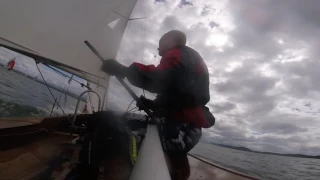 Fast Fireball sailing ending in a capsize !
