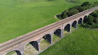 Abide With Me (Eventide) The Grimethorpe Colliery Band. Welland Valley Viaduct. DJI Mini 2