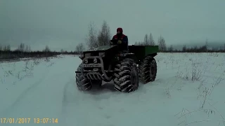 Вездеход Беляшек снег 30 см