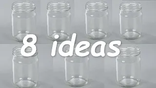 8 лучших идей из стеклянных банок. Поделки из стеклянных банок.