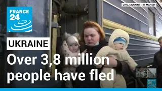 UN reports over 3,8 million people have fled Ukraine since Russian invasion • FRANCE 24 English