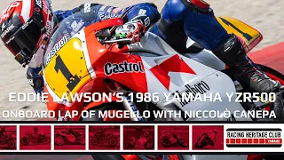 Onboard Eddie Lawson's Championship-Winning YZR500 0W81 at Mugello