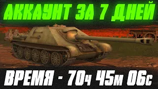 ПРОКАЧИВАЮ АККАУНТ 70 часов 45 минут 6 секунд в Tanks Blitz