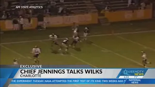 Interim Panthers head coach Wilks played college football with CMPD Chief Johnny Jennings