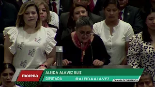 Dip.  Aleida Alavez Ruiz (Morena) / Apertura del Primer Periodo de Sesiones Ordinarias