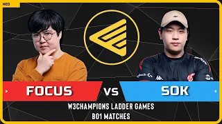 WC3 - [ORC] FoCuS vs Sok [HU] - Bo1 Match - W3Champions Ladder Games