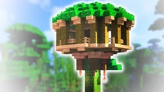 Faire une Maison dans un Arbre Facilement dans Minecraft !