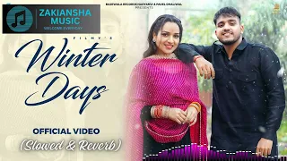 Winter Days (Slowed & Reverb) - Zakiansha Music | Ishita Malik New Haryanvi Songs Haryanavi 2023