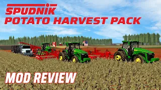 Mod Review - Spudnik Potato Harvest Pack - FS19