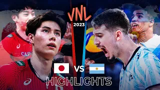 JAPAN vs ARGENTINA | Highlights | Men's VNL 2023
