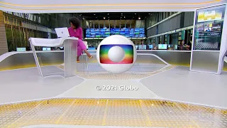 [HD60fps] Encerramento: Jornal Hoje com Maju Coutinho na TV Globo - 11/10/2021