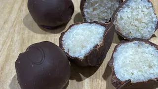 Home made Chocolate Covered Coconut Candy