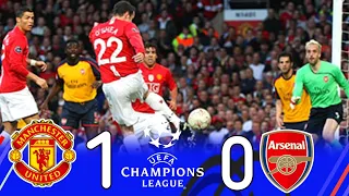 Manchester United 1 × 0 Arsenal ◽UCL 2008-2009 Semifinal 1st leg Extended Highlight and Goals HD