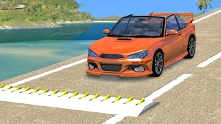 Spike Strip High Speed Crashes #15 – BeamNG Drive