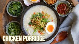 Chicken Porridge (dakjuk) Recipe How to Make Porridge at Home