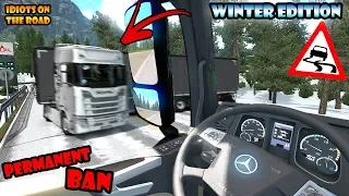 ★ IDIOTS on the road #54 - ETS2MP | Funny moments - Euro Truck Simulator 2 Multiplayer