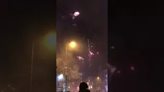 Прага Новый год 2018 салют