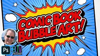Photoshop: Create Your Own Comic Book, Pop Art Text Bubble!