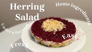 Classic Herring Under a Fur Coat | Dressed Herring Salad