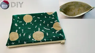 No double speed for beginners! An easy way to make a zipper pouch