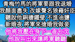 青梅竹馬的將軍要跟我退婚，我顏面盡失 改嫁聲名狼藉的奸臣，聽說他銅牆鐵壁 不進油鹽，新婚夜 將軍來搶婚我做妾，他將我壓在身下一夜七次，他說叫出來讓將軍聽聽| #為人處世#生活經驗#情感故事#養老#退休